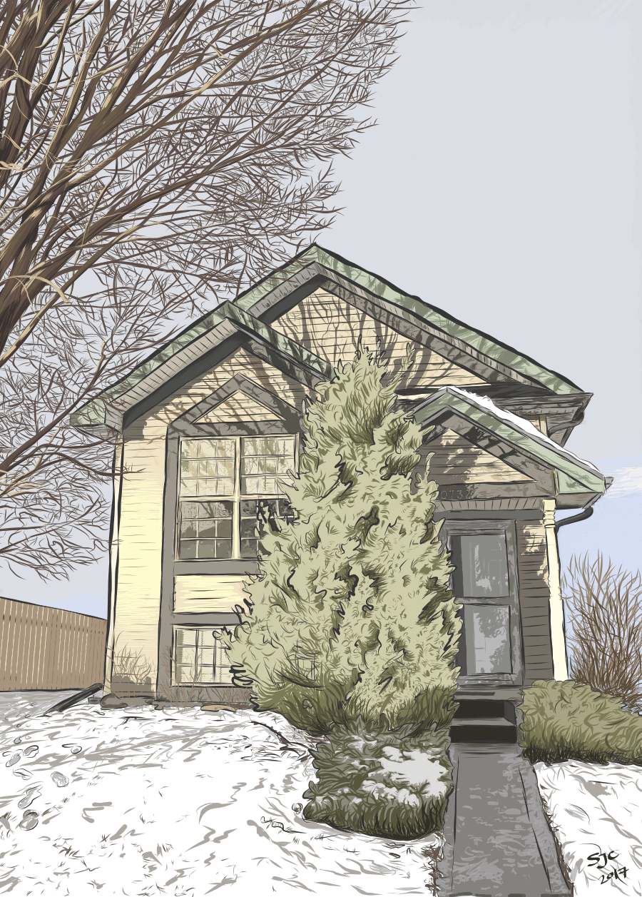 Home Away from Home Away from Home - Vector drawing